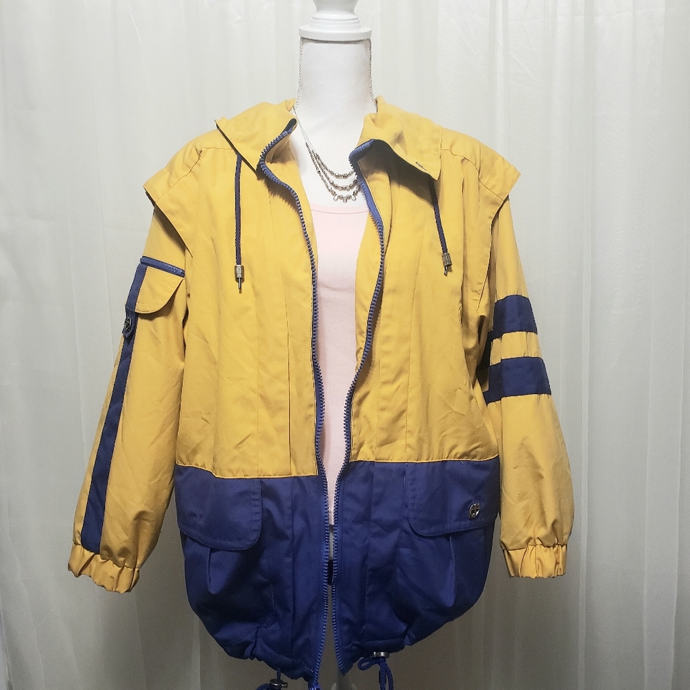 Vintage 80's Mulberry Street Sz L Full Zip Jacket - Picture 5 of 16